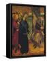 Christ before Pilate, c.1420-1425-Lluis Borrassa-Framed Stretched Canvas