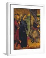 Christ before Pilate, c.1420-1425-Lluis Borrassa-Framed Giclee Print