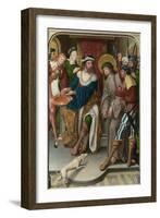 Christ before Pilate (The Liesborn Altarpiec), C. 1520-Jan Baegert-Framed Giclee Print