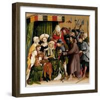 Christ before Pilate. the Wings of the Wurzach Altar, 1437-Hans Multscher-Framed Giclee Print