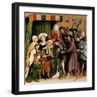 Christ before Pilate. the Wings of the Wurzach Altar, 1437-Hans Multscher-Framed Giclee Print