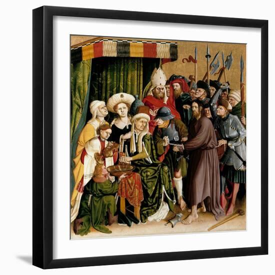 Christ before Pilate. the Wings of the Wurzach Altar, 1437-Hans Multscher-Framed Giclee Print