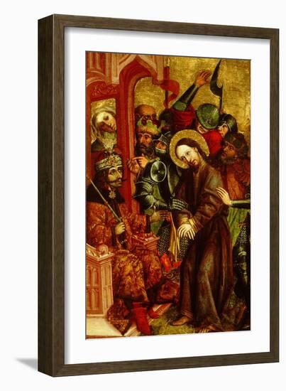 Christ before Pilate (Vlad III as Pontius Pilat), Ca 1463-1464-null-Framed Giclee Print