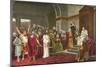Christ before Pilate-Mihaly Munkacsy-Mounted Giclee Print