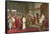 Christ before Pilate-Mihaly Munkacsy-Framed Stretched Canvas