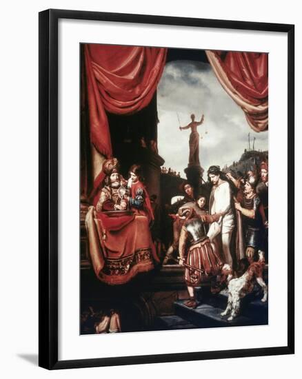 Christ Before Pilate-Cornelis Bisschop-Framed Giclee Print