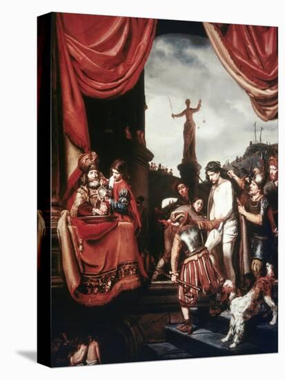 Christ Before Pilate-Cornelis Bisschop-Stretched Canvas