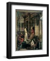 Christ before Pilate-Tintoretto-Framed Art Print