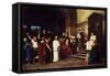 Christ Before Pilate-Mihaly Munkacsy-Framed Stretched Canvas