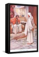 Christ before Pilate-Arthur A. Dixon-Framed Stretched Canvas