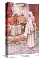 Christ before Pilate-Arthur A. Dixon-Stretched Canvas