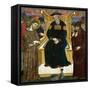 Christ before Pilate-Pedro Serra or Pere Serra-Framed Stretched Canvas