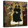 Christ before Pilate-Pedro Serra or Pere Serra-Stretched Canvas