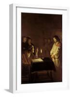 Christ Before the High Priest, 1617-Gerrit van Honthorst-Framed Giclee Print