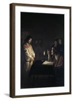Christ Before the High Priest-Gerrit van Honthorst-Framed Giclee Print