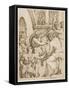 Christ Being Crowned with Thorns, c. 1548-Maerten van Heemskerck-Framed Stretched Canvas