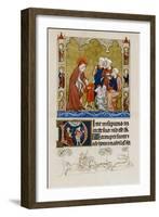 Christ Being Found by His Mother in the Temple Disputing with Doctors, C1310-1320-null-Framed Giclee Print