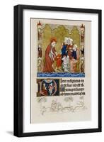 Christ Being Found by His Mother in the Temple Disputing with Doctors, C1310-1320-null-Framed Giclee Print