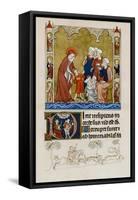 Christ Being Found by His Mother in the Temple Disputing with Doctors, C1310-1320-null-Framed Stretched Canvas