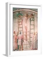 Christ Being Nailed to the Cross by Angelico-Fra Angelico-Framed Art Print