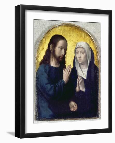 Christ Bidding Farewell to His Mother, 1490-1495-Gerard David-Framed Giclee Print