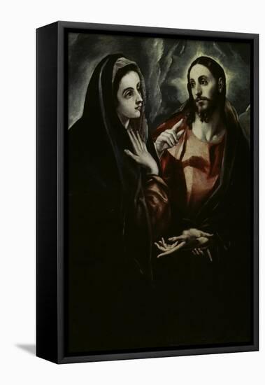 Christ Bids Farewell To His Mother-El Greco-Framed Stretched Canvas