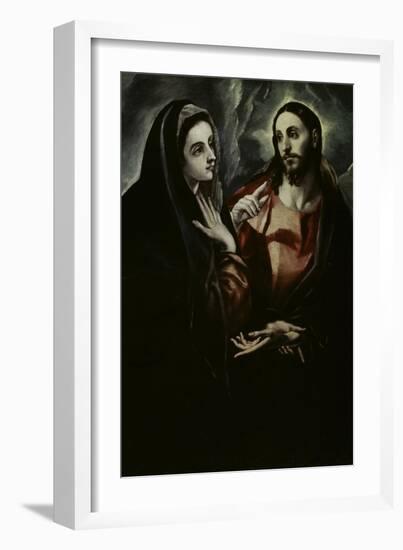 Christ Bids Farewell To His Mother-El Greco-Framed Giclee Print