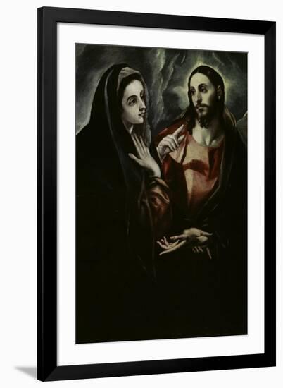 Christ Bids Farewell To His Mother-El Greco-Framed Giclee Print