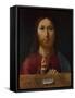 Christ Blessing, 1465-Antonello da Messina-Framed Stretched Canvas