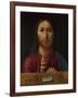 Christ Blessing, 1465-Antonello da Messina-Framed Giclee Print