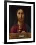 Christ Blessing, 1465-Antonello da Messina-Framed Giclee Print