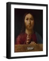 Christ Blessing, 1465-Antonello da Messina-Framed Giclee Print