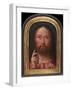 CHRIST Blessing, by Gerard David, 1500-05, Netherlandish, Northern Renaissance Oil Painting. the Pa-Everett - Art-Framed Art Print