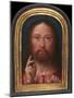 CHRIST Blessing, by Gerard David, 1500-05, Netherlandish, Northern Renaissance Oil Painting. the Pa-Everett - Art-Mounted Art Print