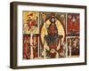 Christ Blessing, Detail from Christ Blessing, Altarpiece of St Martin De Puigbo-null-Framed Giclee Print