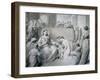 Christ Blessing Little Children-Warwick Brookes-Framed Giclee Print