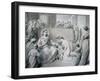 Christ Blessing Little Children-Warwick Brookes-Framed Giclee Print