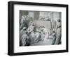 Christ Blessing Little Children-Warwick Brookes-Framed Giclee Print