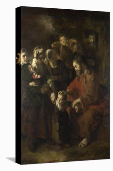 Christ Blessing the Children, 1652-Nicolaes Maes-Stretched Canvas