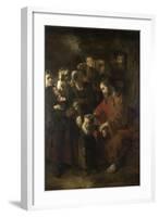 Christ Blessing the Children, 1652-Nicolaes Maes-Framed Giclee Print