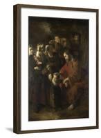 Christ Blessing the Children, 1652-Nicolaes Maes-Framed Giclee Print