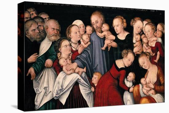 Christ Blessing the Children, C.1540-Lucas Cranach the Elder-Stretched Canvas