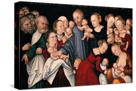 Christ Blessing the Children, C.1540-Lucas Cranach the Elder-Stretched Canvas