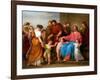 Christ Blessing the Children (Let the Little Children Come to Me), 1796 (Oil on Canvas)-Angelica Kauffman-Framed Giclee Print