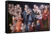 Christ Blessing the Children-Lucas Cranach the Elder-Framed Stretched Canvas