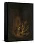 Christ Blessing the Little Children-Jacob de Wet-Framed Stretched Canvas