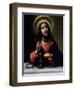 Christ Blessing the Sacraments-Carlo Dolci-Framed Giclee Print