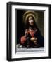 Christ Blessing the Sacraments-Carlo Dolci-Framed Giclee Print