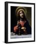 Christ Blessing the Sacraments-Carlo Dolci-Framed Giclee Print