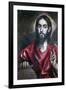 Christ Blessing (The Saviour of the World), 17th Century-El Greco-Framed Giclee Print